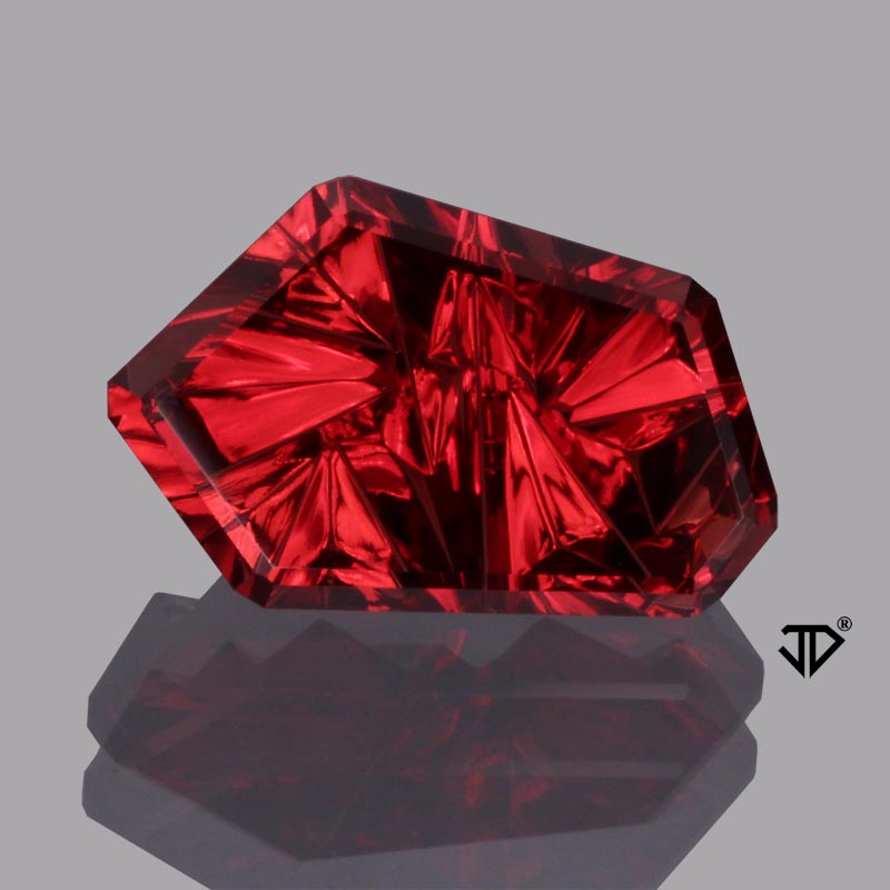 Rose Malaya Garnet gemstone