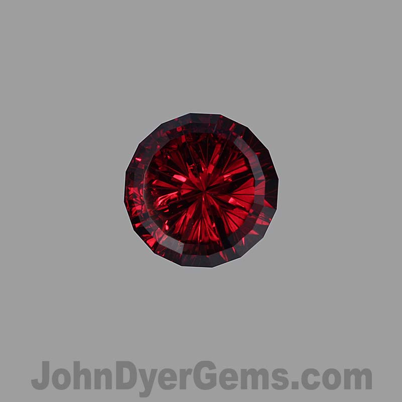 Rose Malaya Garnet gemstone