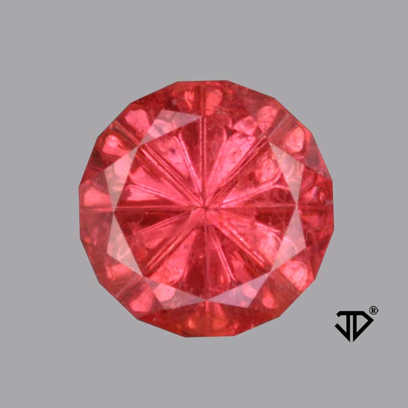 Reddish Orange Sapphire gemstone