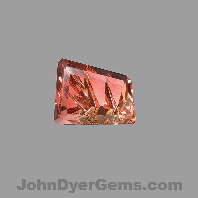 Red/Orange Sapphire gemstone