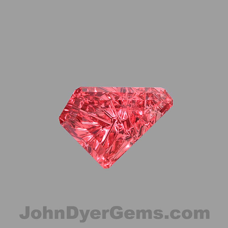 Red/Orange Sapphire gemstone
