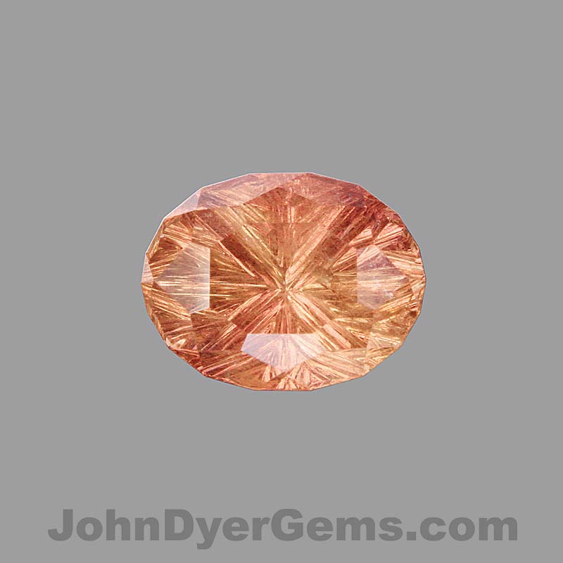 Red/Orange Sapphire gemstone