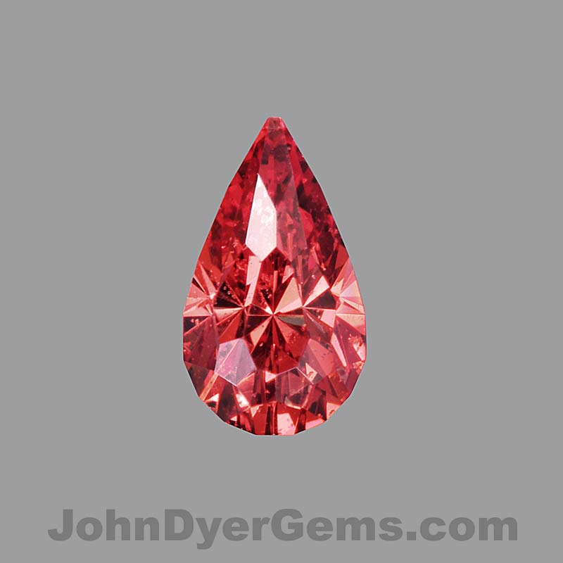 Red/Orange Sapphire gemstone