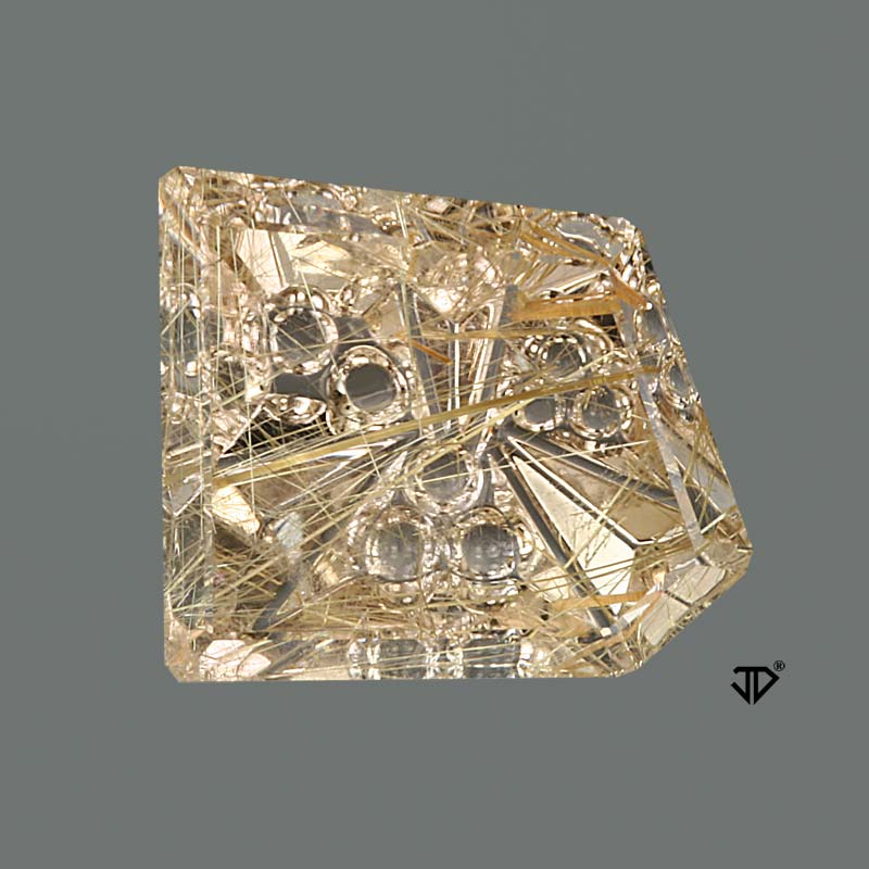 Rutilated Quartz gemstone