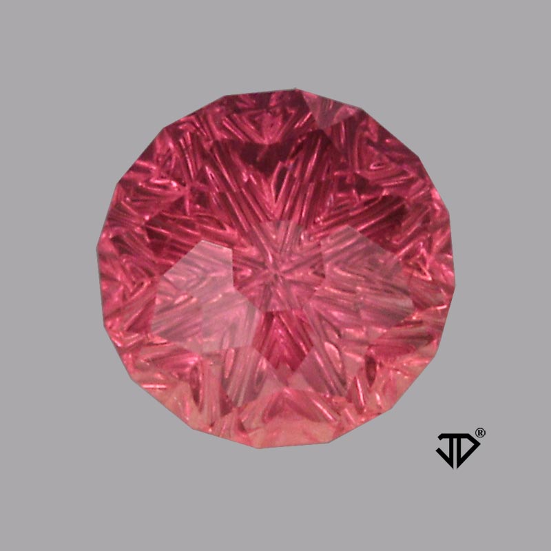 Salmon Pink Sapphire gemstone