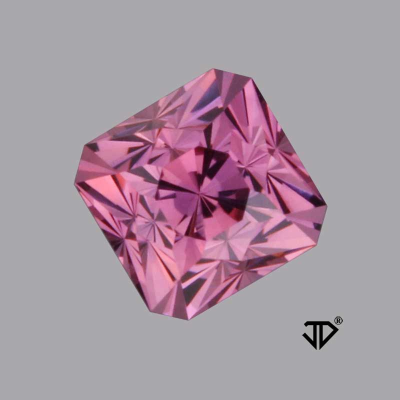 Salmon/Pink Montana Sapphire gemstone