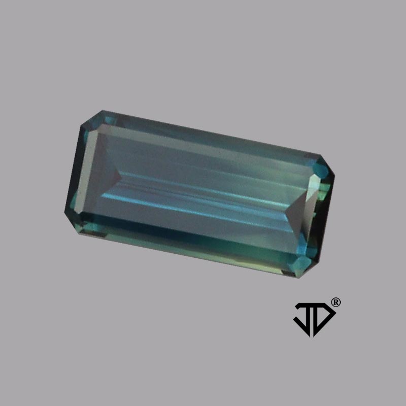 Teal Parti Color Australian Sapphire gemstone