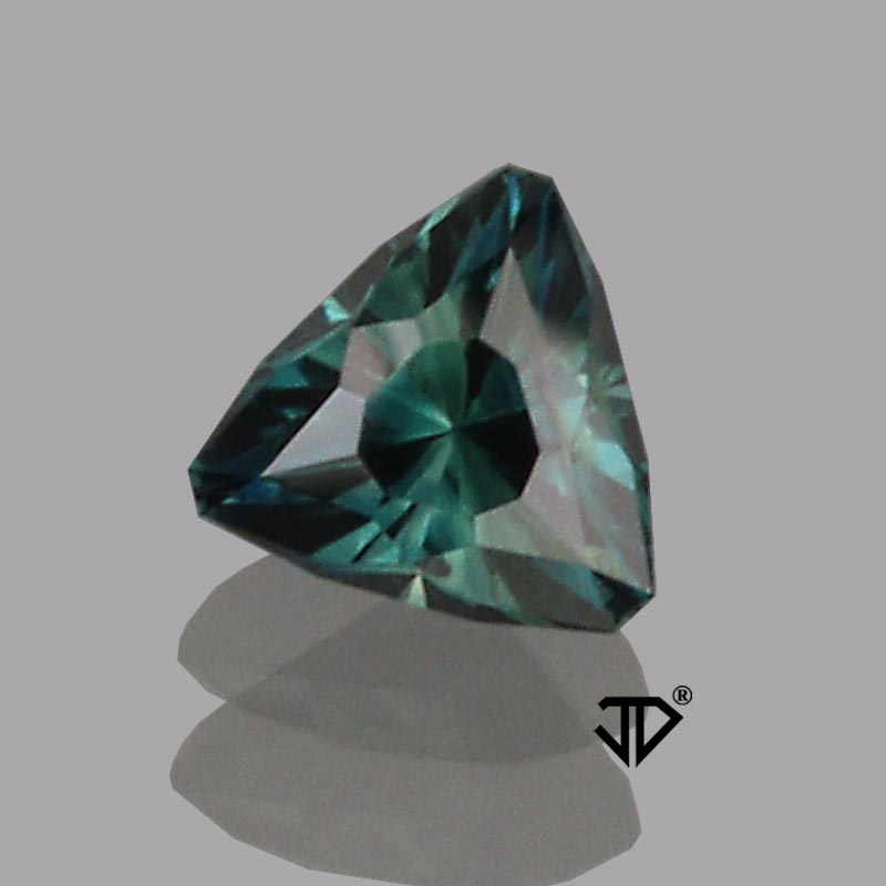 Teal Australian Sapphire view 3