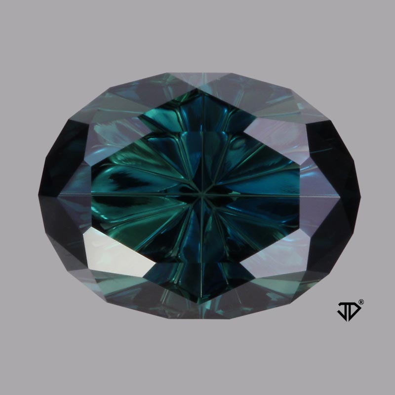 Teal Australian Sapphire gemstone