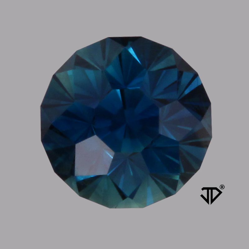 Teal Australian Sapphire view 3