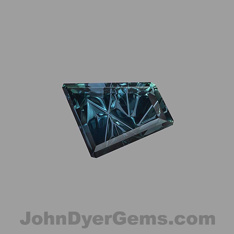 Teal Australian Sapphire gemstone