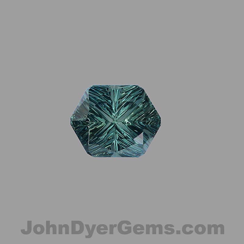 Teal Australian Sapphire gemstone