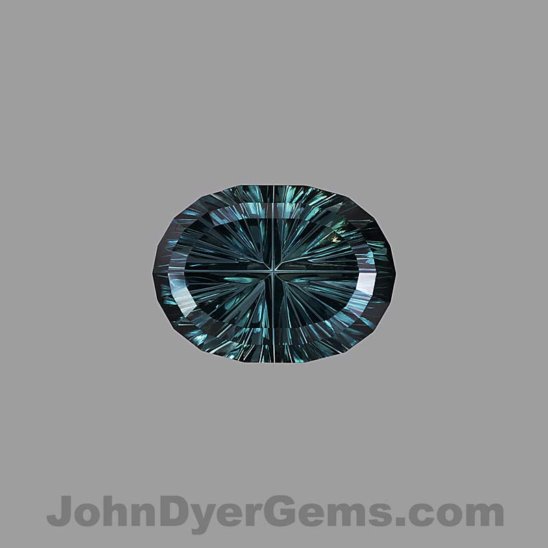 Teal Australian Sapphire gemstone