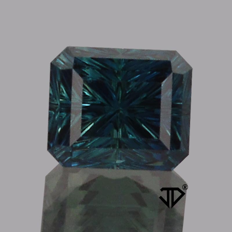 Dark Teal Australian Sapphire gemstone