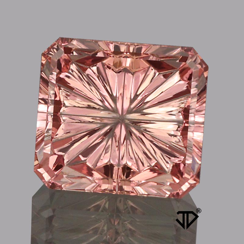 Salmon Pink Tourmaline gemstone