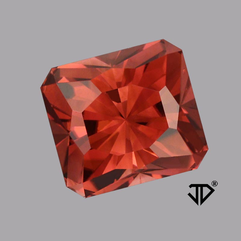 Orange/Brown/Pink Tourmaline gemstone