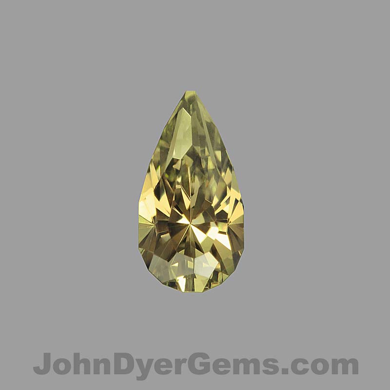 Green/Yellow Australian Sapphire gemstone