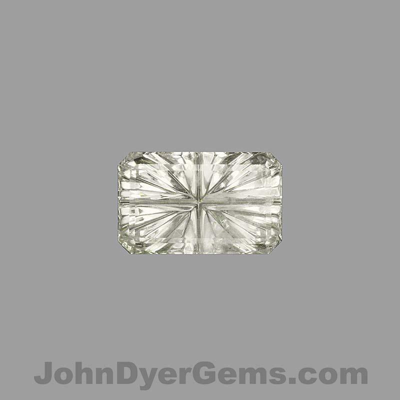 Light Yellow/Green Montana Sapphire gemstone