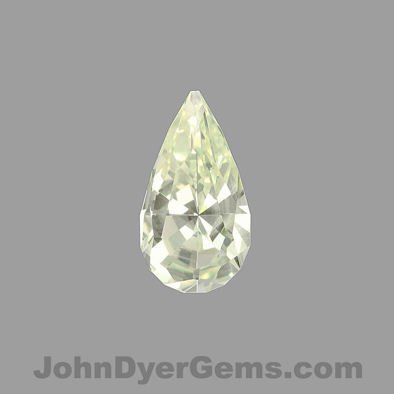 Natural Pale Yellow Sapphire gemstone
