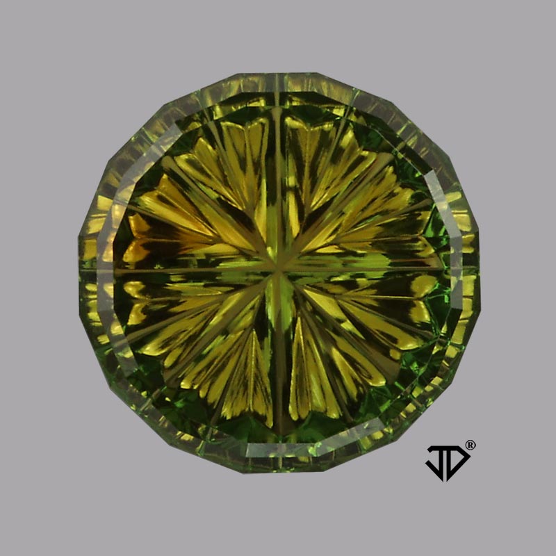 Yellow Green Tourmaline gemstone