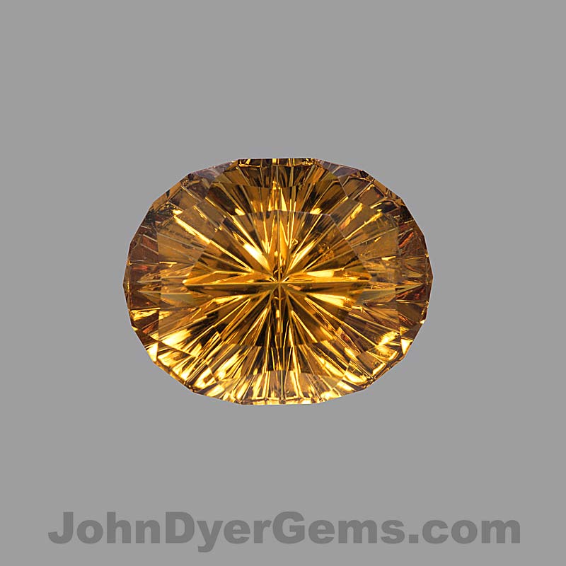 Yellow/Orange Tourmaline gemstone