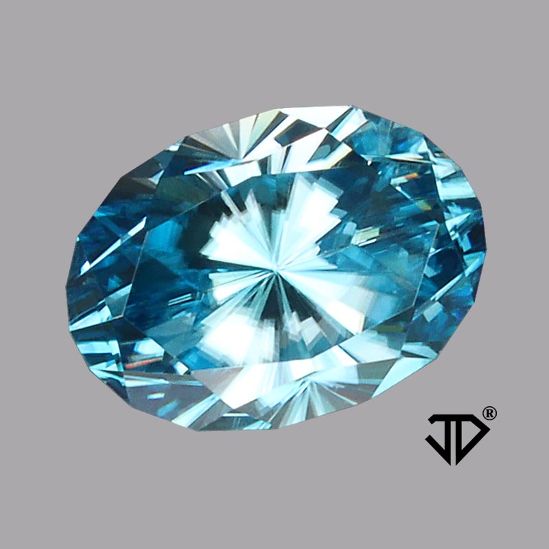 Blue Zircon gemstone