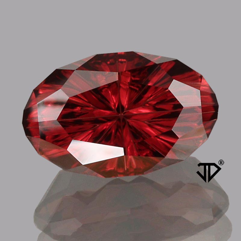 Red Zircon gemstone