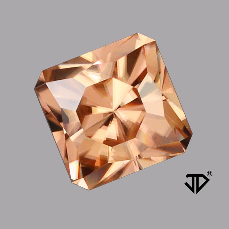Peach Zircon gemstone