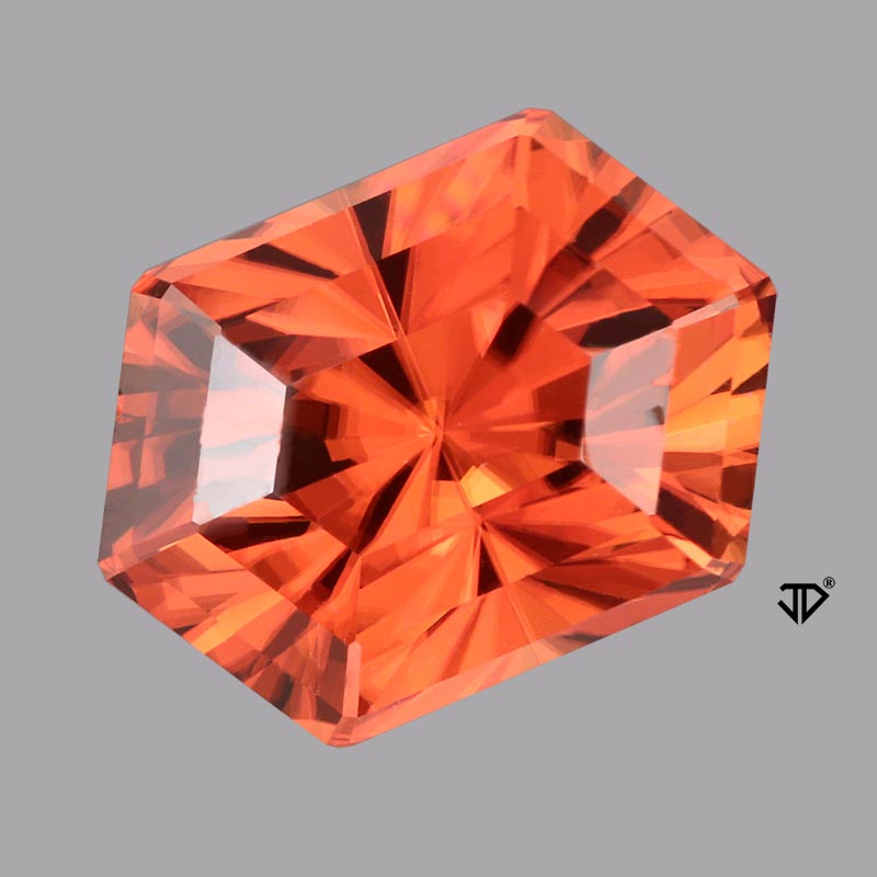 Orange Zircon gemstone