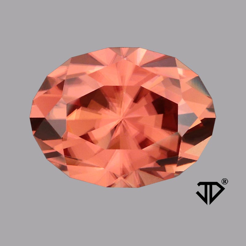 Orange/Brown Zircon gemstone