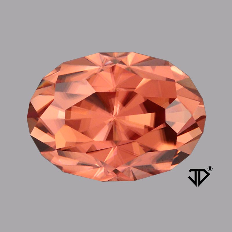Orange/Brown Zircon gemstone