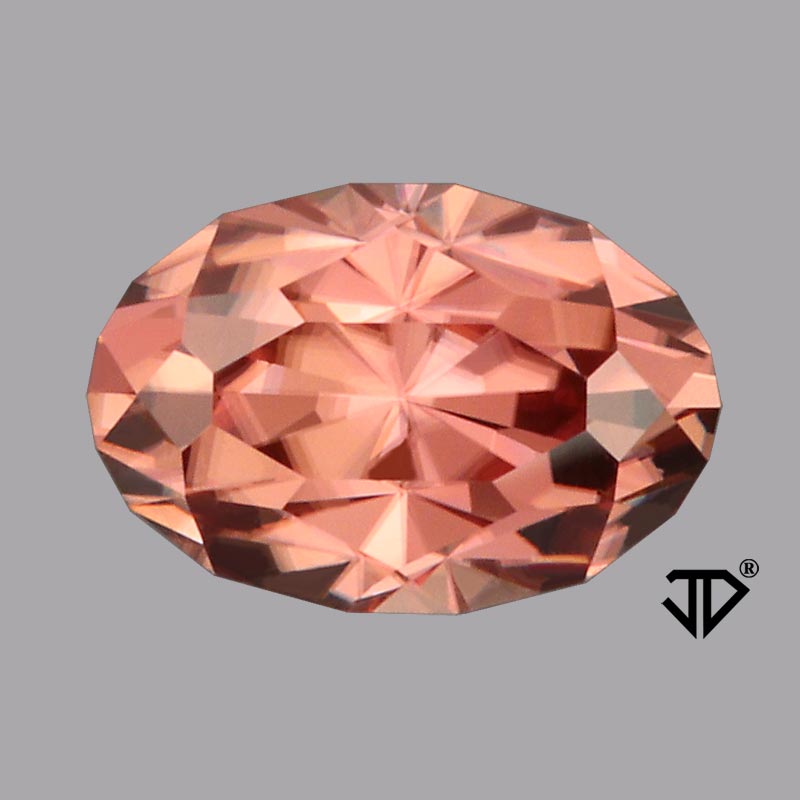 Pink/Brown Zircon gemstone
