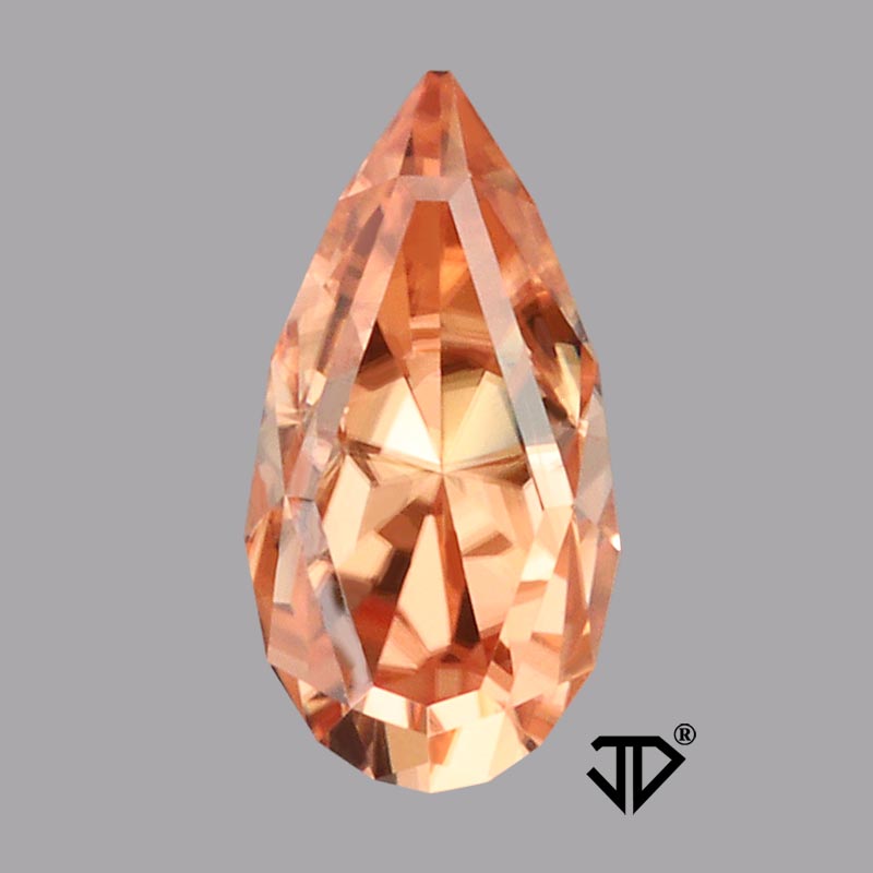 Orange Zircon gemstone