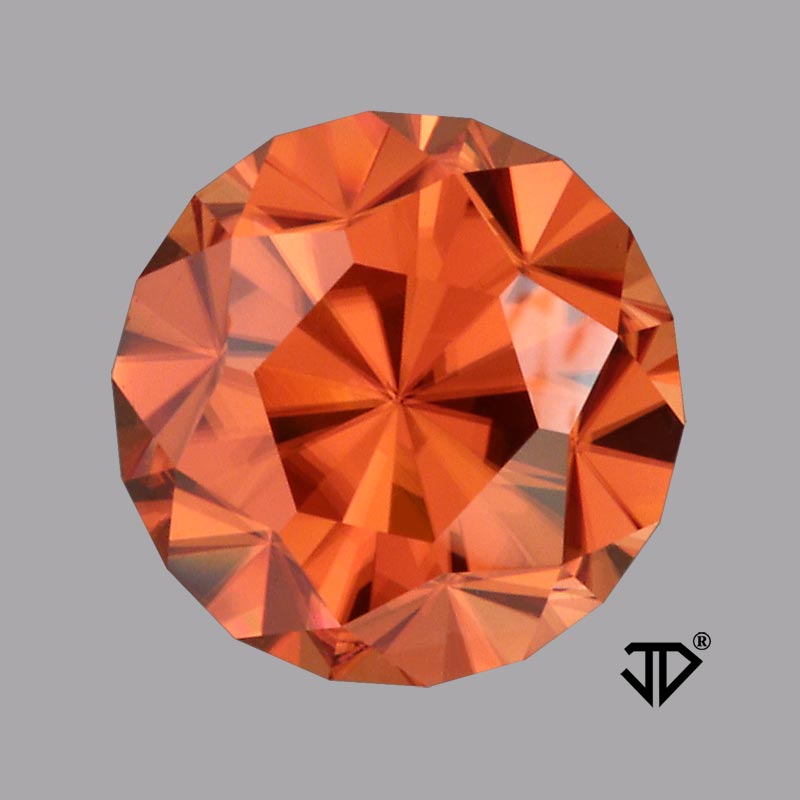 Orange/Brown Zircon gemstone