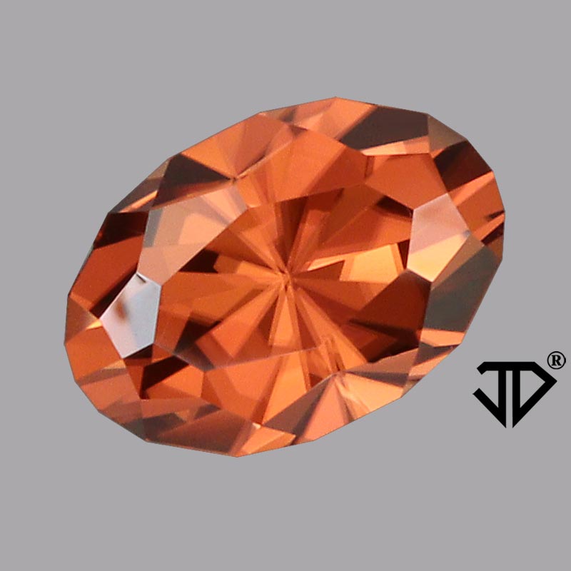 Orange Zircon gemstone