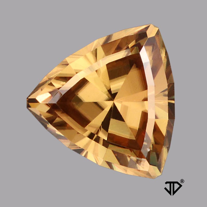 Yellow/Brown Zircon gemstone