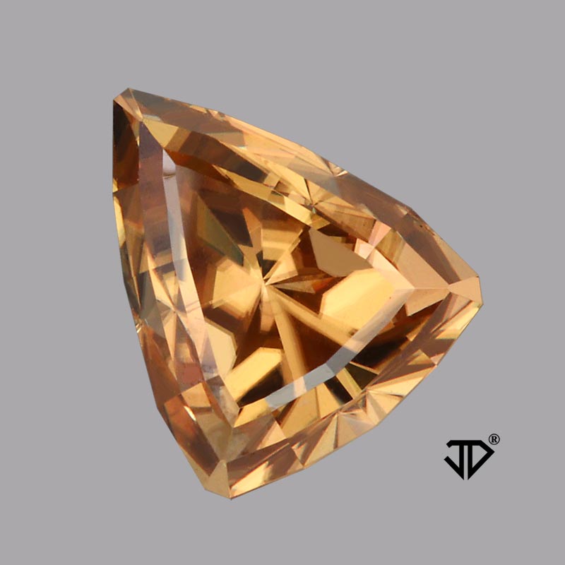 Yellow/Brown Zircon view 3