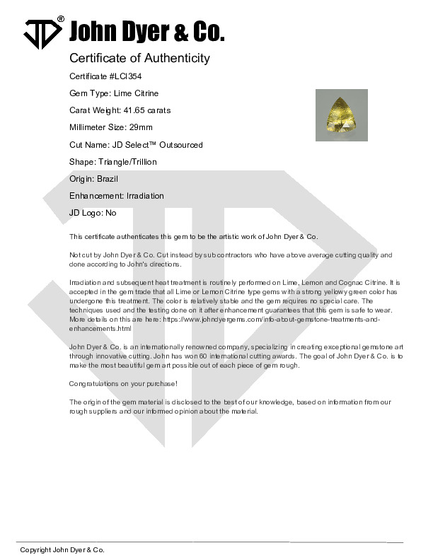 Certificate of Authenticity