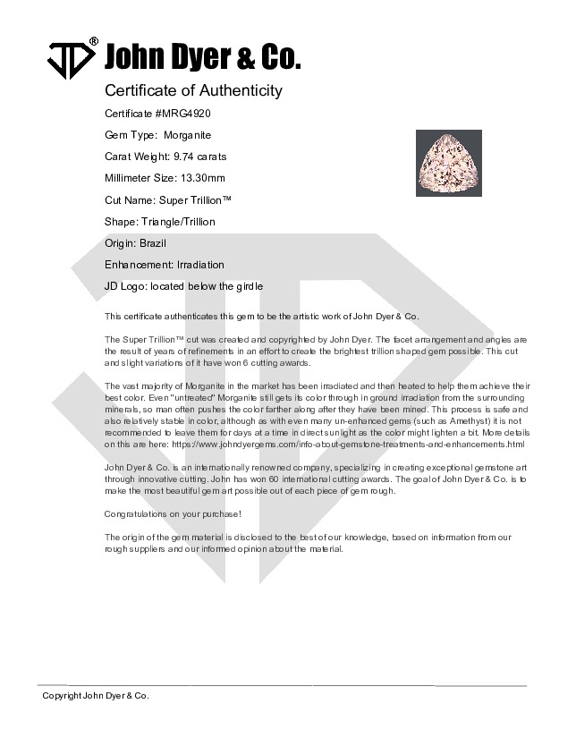 Certificate of Authenticity
