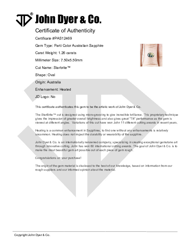 Certificate of Authenticity