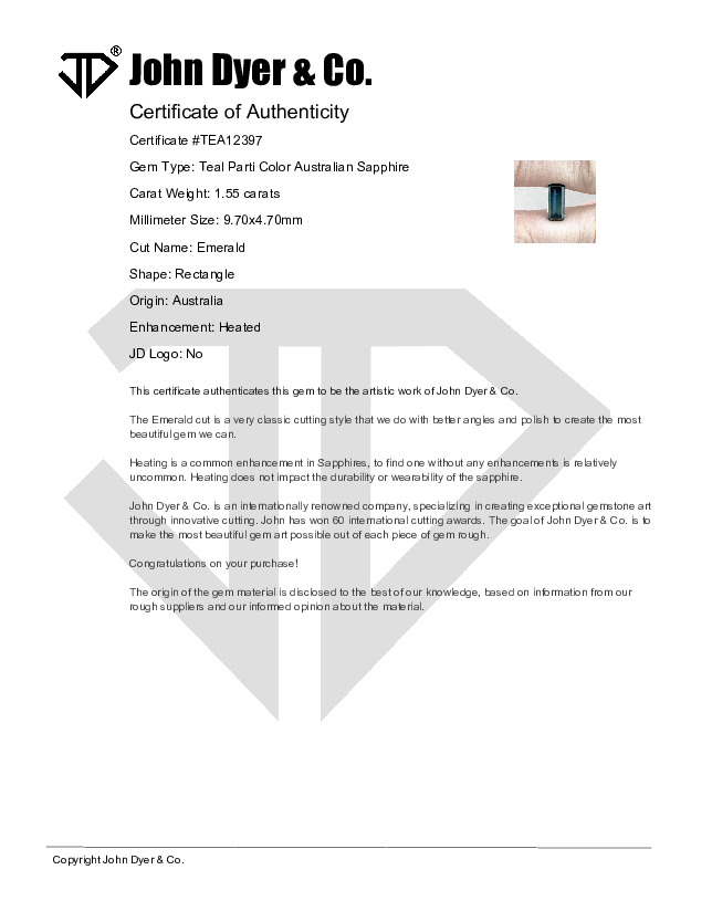 Certificate of Authenticity