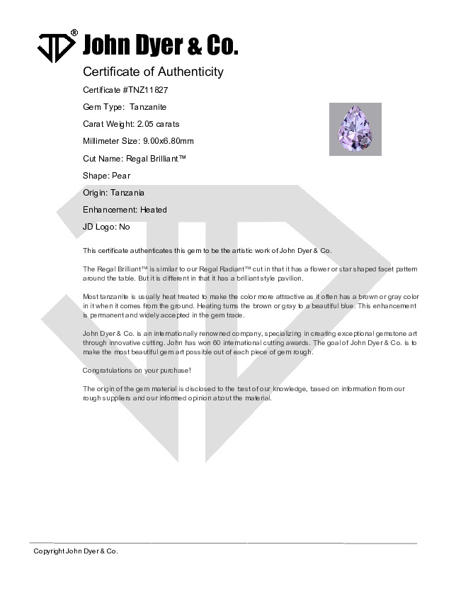 Certificate of Authenticity