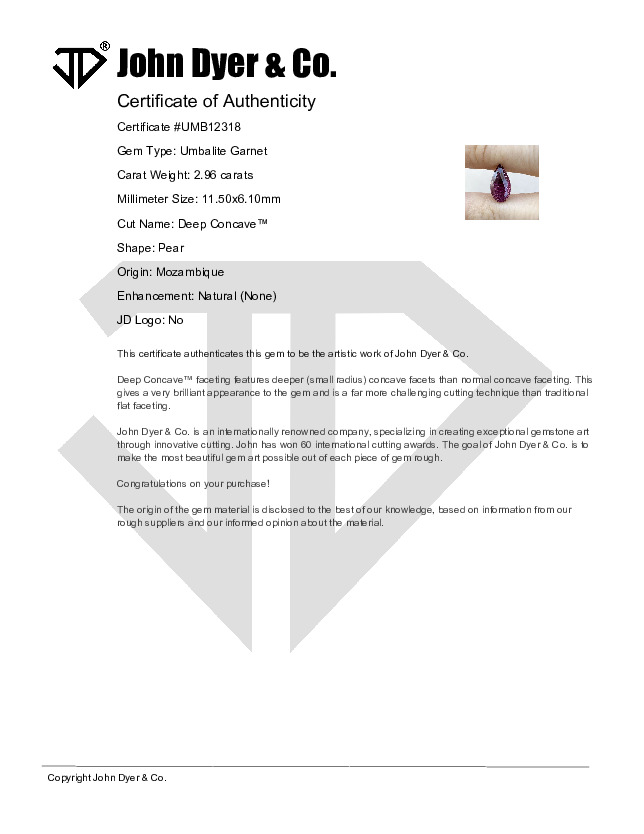 Certificate of Authenticity