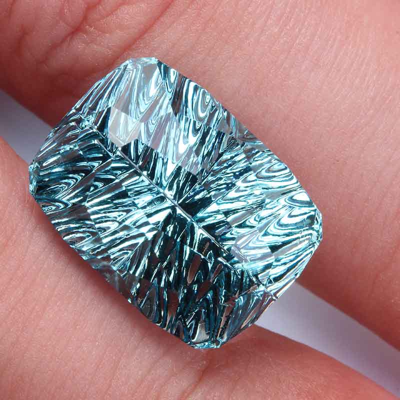 Aquamarine Gemstone 13.25ct | John Dyer/Precious Gemstones Co. Catalog