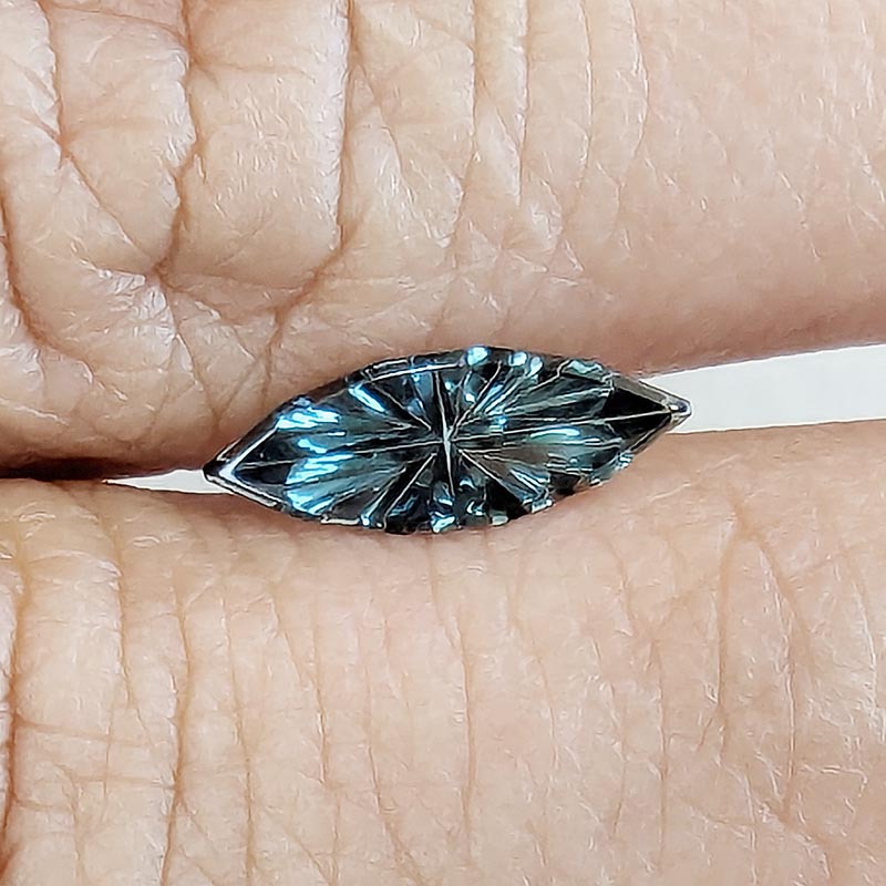 Blue/Green Australian Sapphire view 2