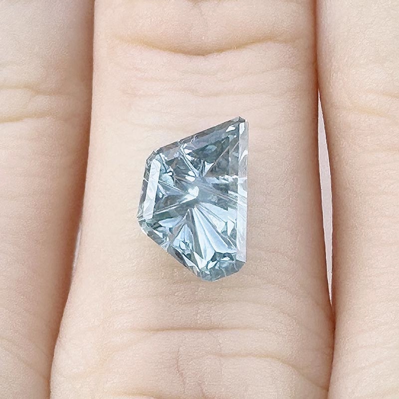 Blue/Green Montana Sapphire view 2