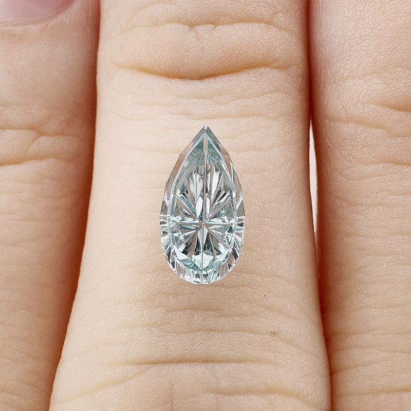 Blue/Green Montana Sapphire view 2