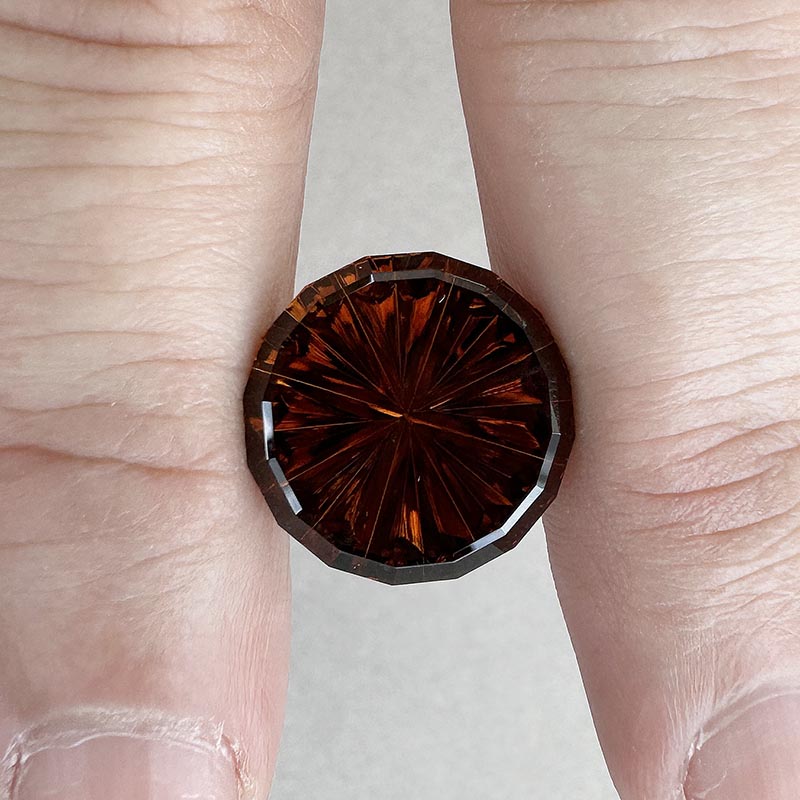 Orange/Brown Tourmaline view 2