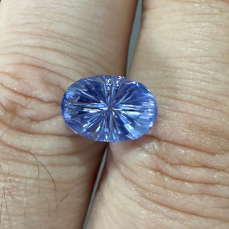 Blue Unheated Sapphire view 2