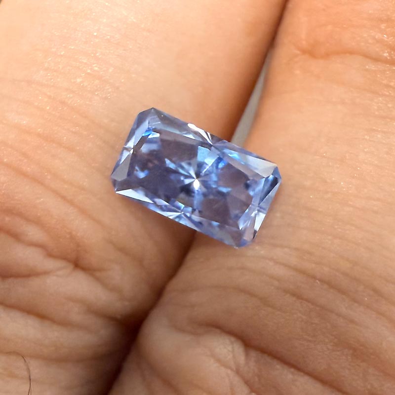 Blue Unheated Sapphire view 2